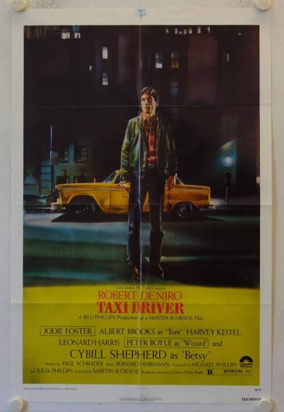 Taxi Driver original release US Onesheet movie poster
